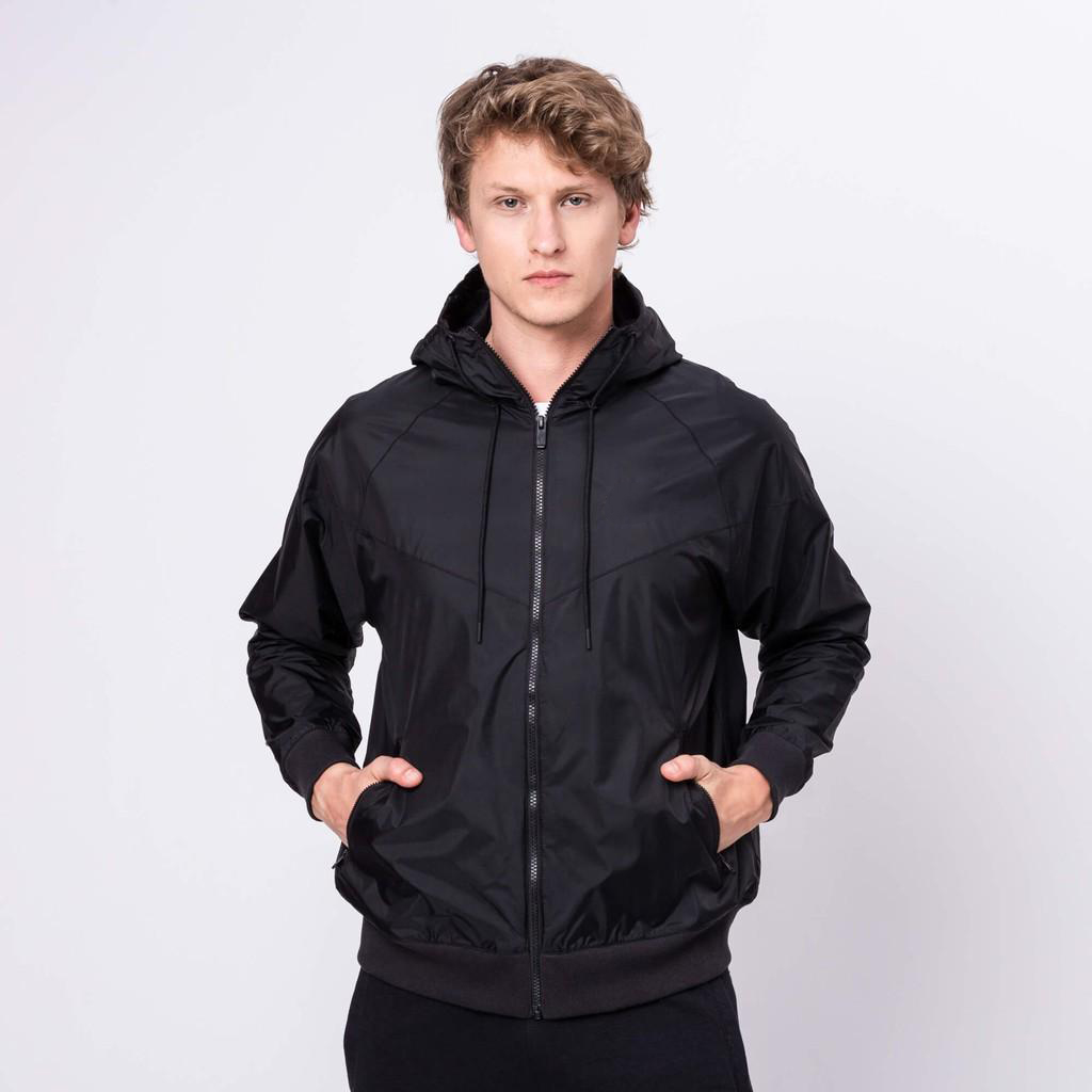  ÁO KHOÁC WINDRUNNER HOODED - ĐEN