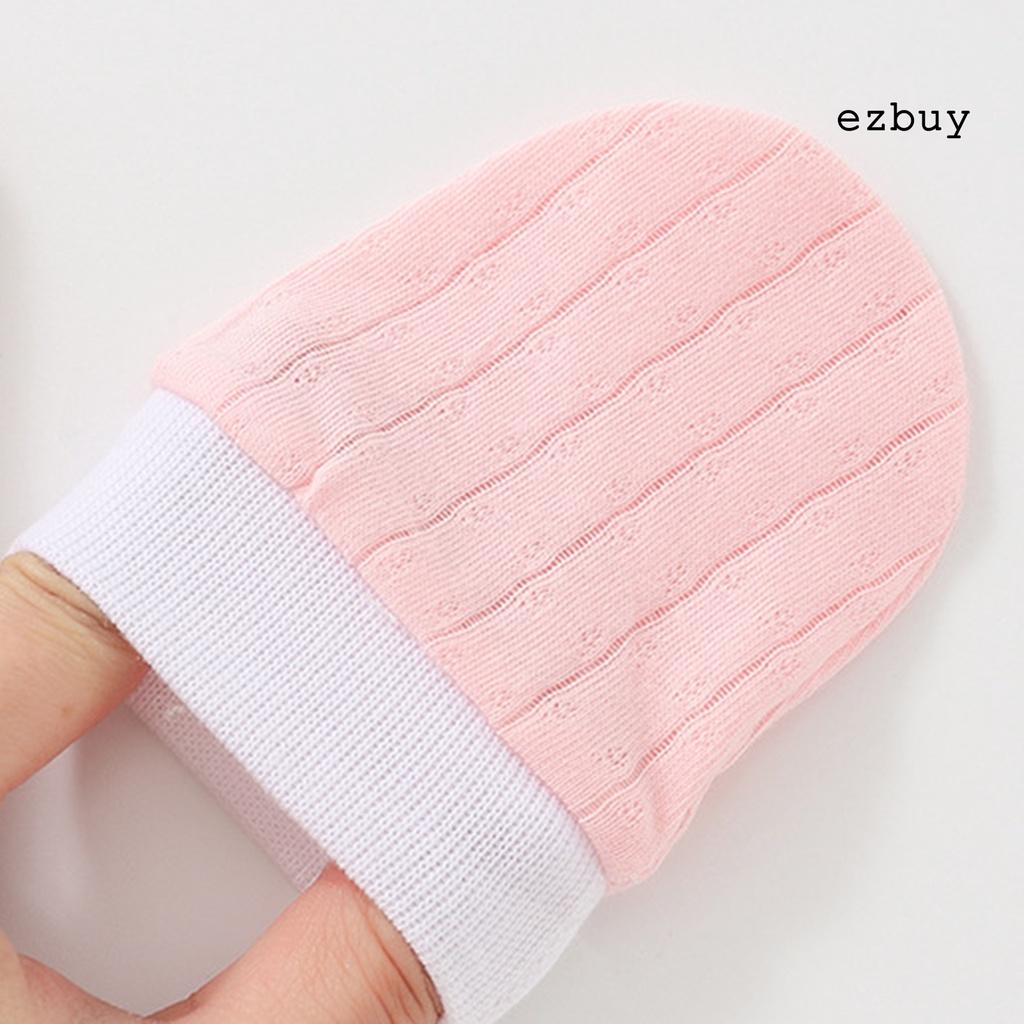 Vớ cotton bảo vệ tay chống trầy xước cho bé sơ sinh