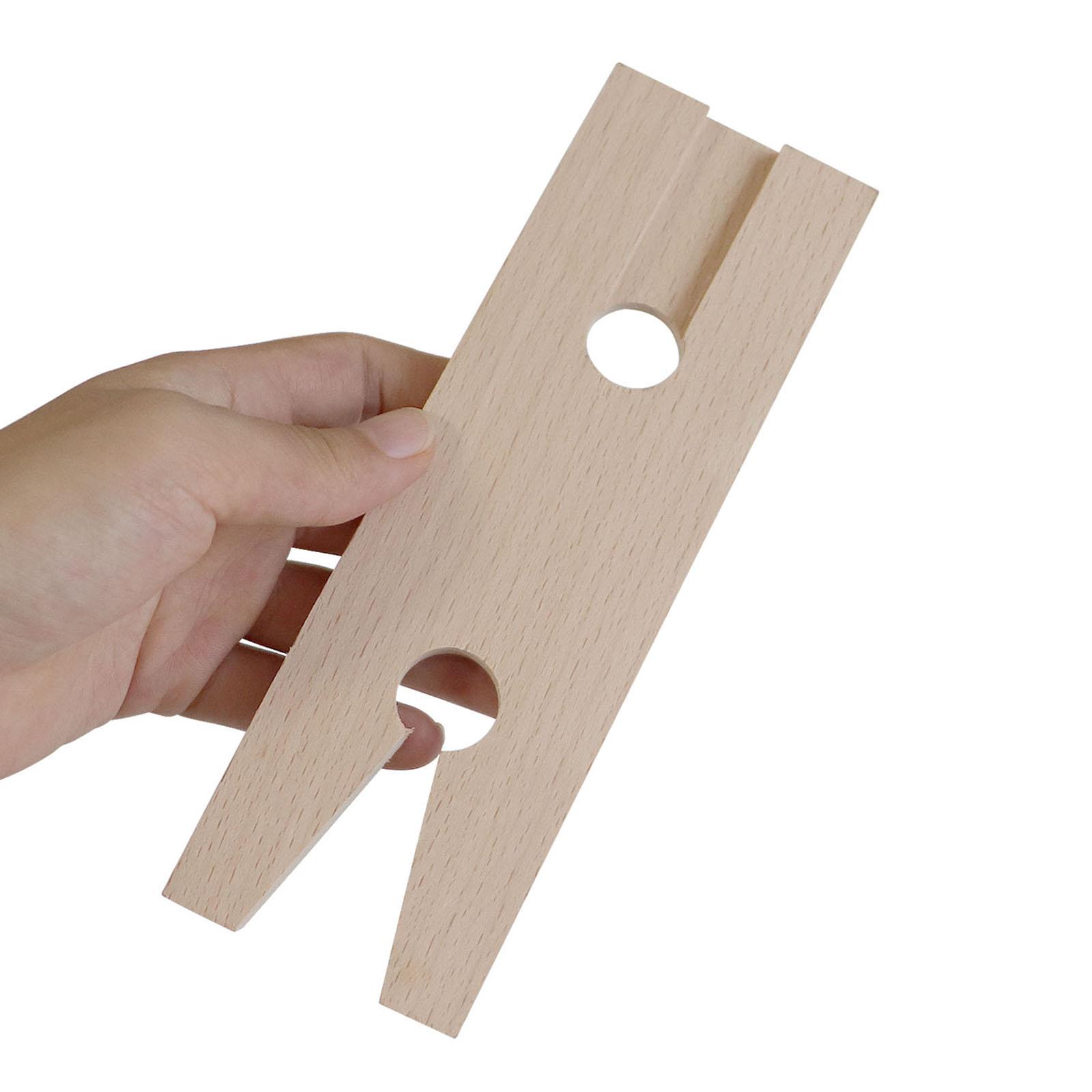 Hardwood Bench Pin Vice Clamp Jewellers Jewellery V Slot Watch Repair Tool