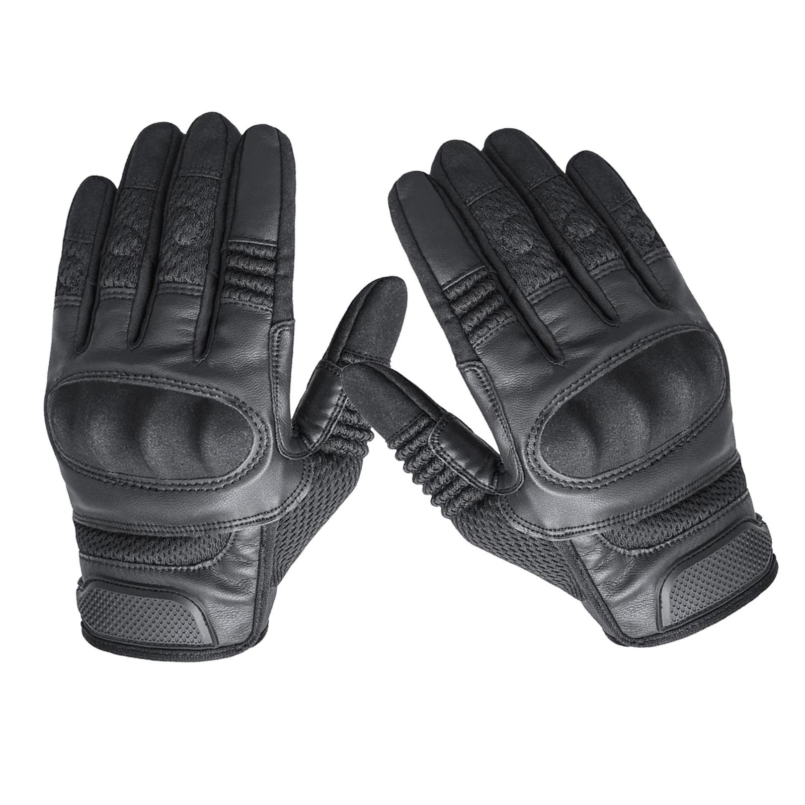 2xWinter Thermal Ski Gloves Touchscreen Waterproof Snow Gloves Black M