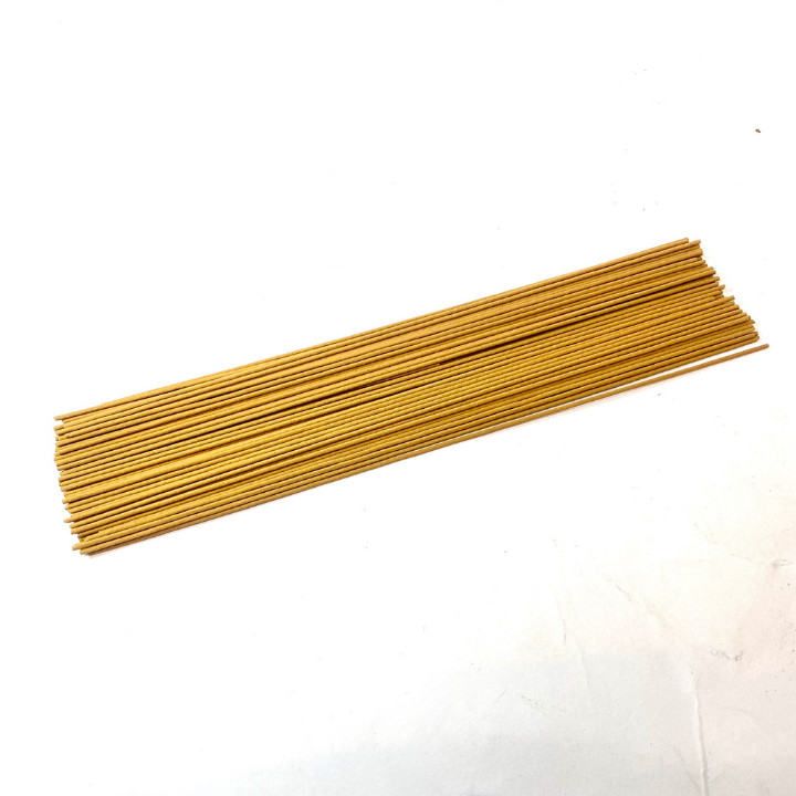 Nhang Trầm Không Tăm Cao Cấp Ống Vàng-20gr-20cm-80que-Trầm Hương Cao Cấp Mangala-Trầm Hương Nguyên Chất, Cam Kết Không Hương Liệu và Hóa Chất