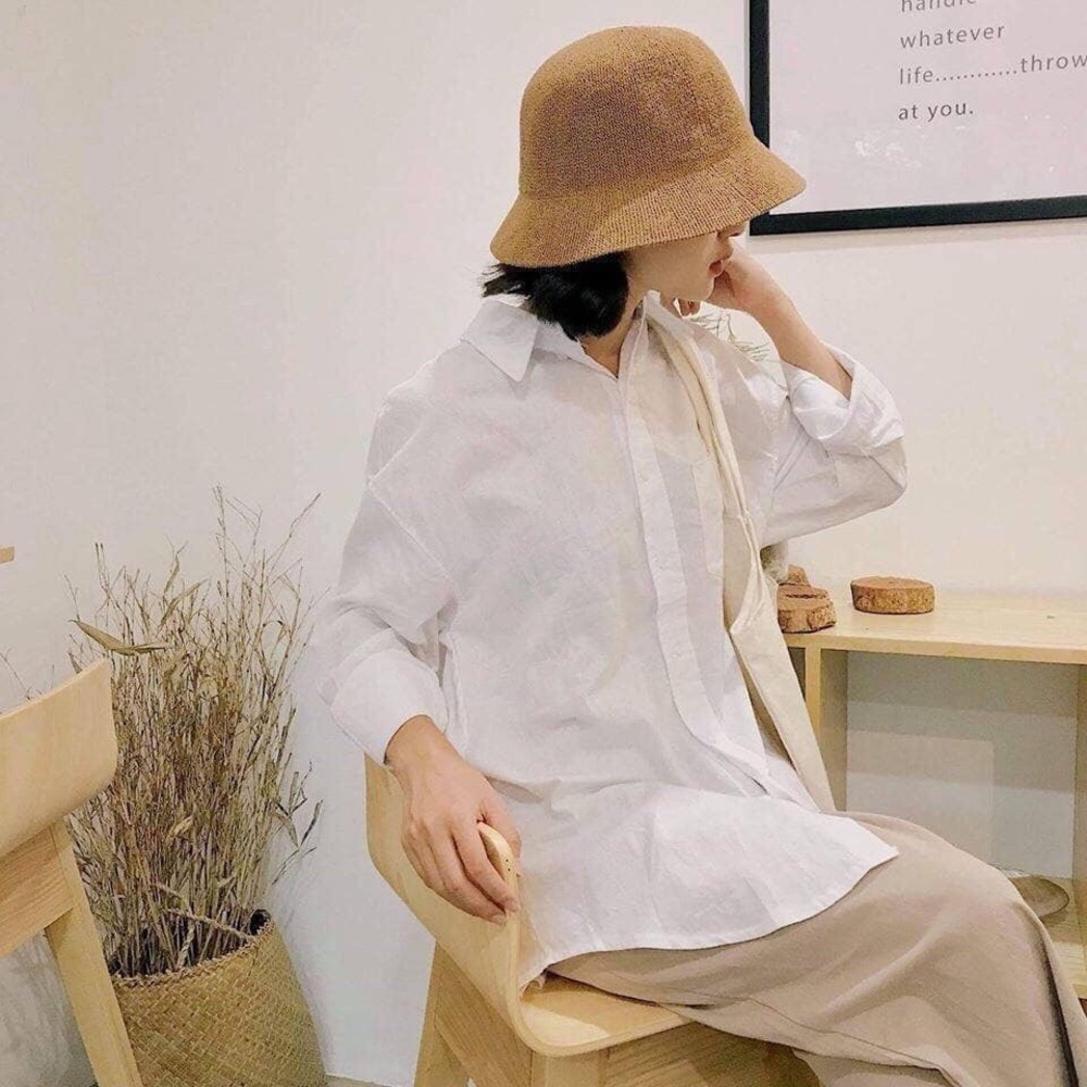 MŨ CÓI MỀM MẠI CHE NẮNG TỐT PHỐI CHỮ "M" XINH XẮN