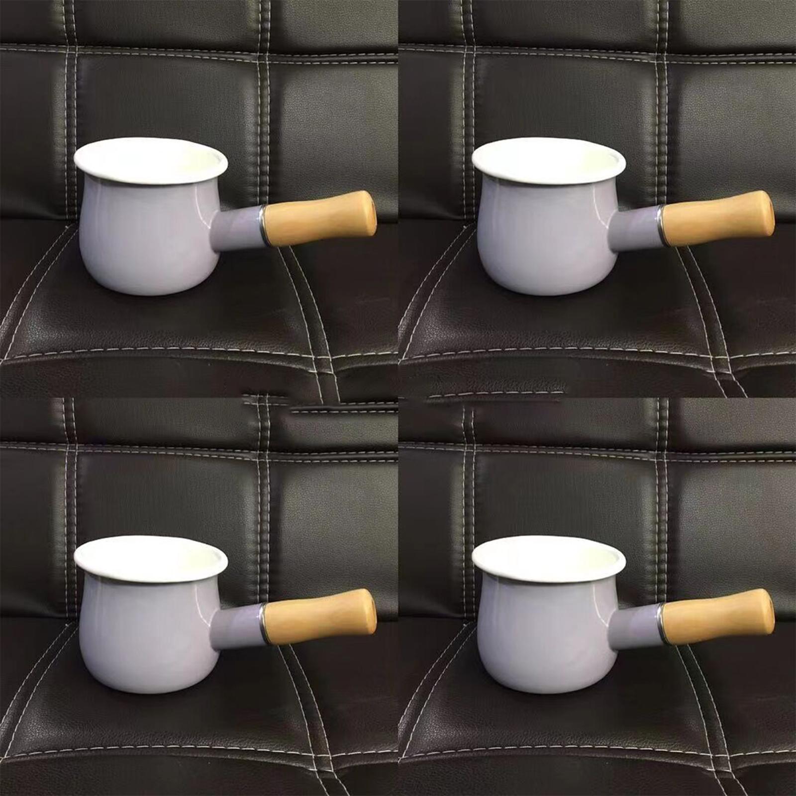 Multifunctional Sauce Pan Milk Pan Heat Resistant 550ml Small Sauce Pot for