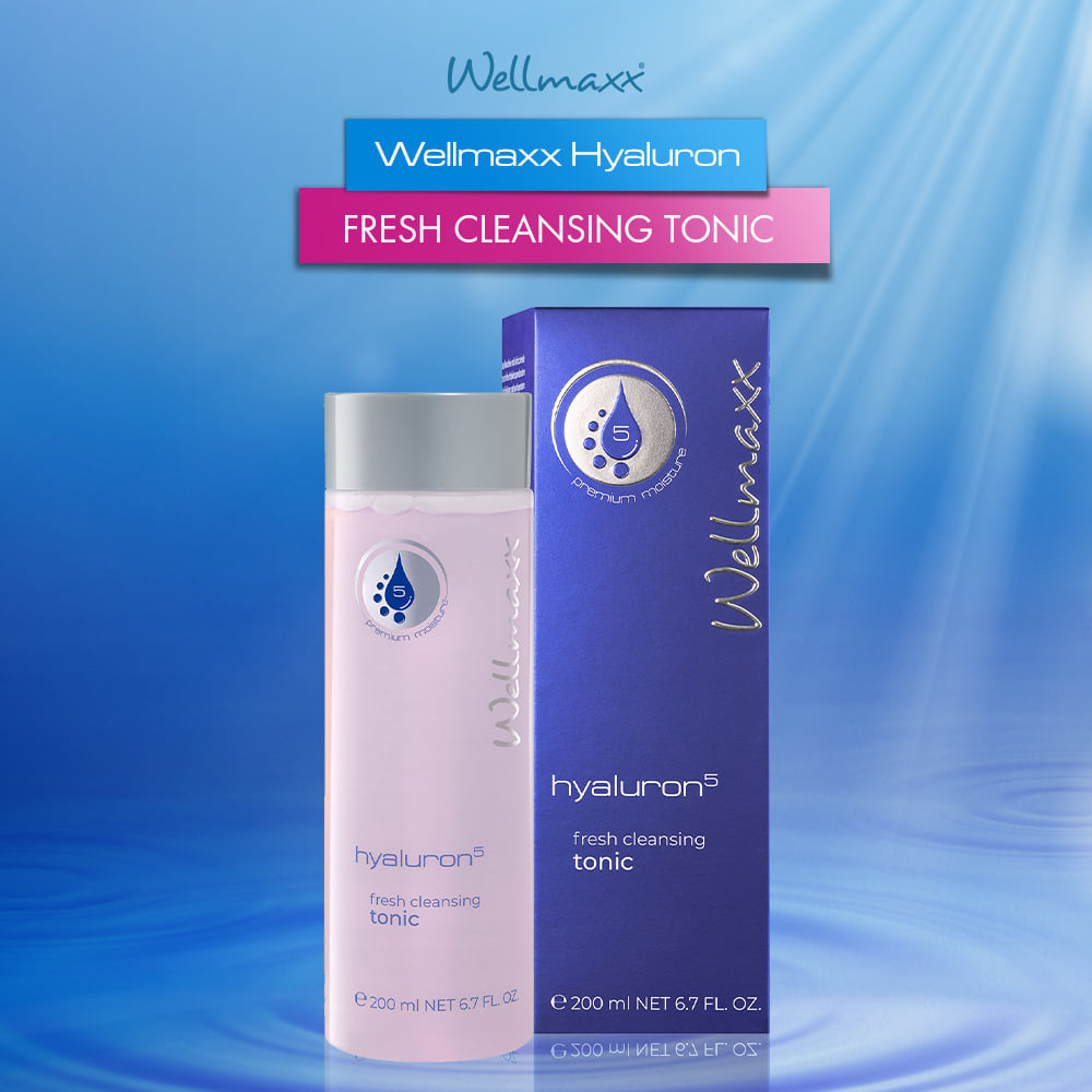 Nước hoa hồng Wellmaxx Hyaluron Fresh Cleansing Tonic