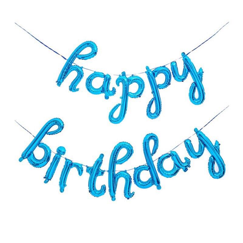 Hah Bộ chữ happy birthday chữ thường dạng rời trang trí sinh nhật