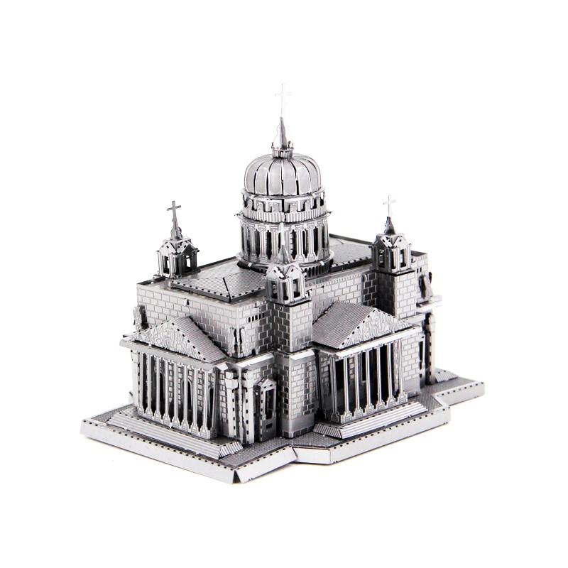 Mô Hình Lắp Ráp 3d Nhà thờ chính tòa Thánh Isaac