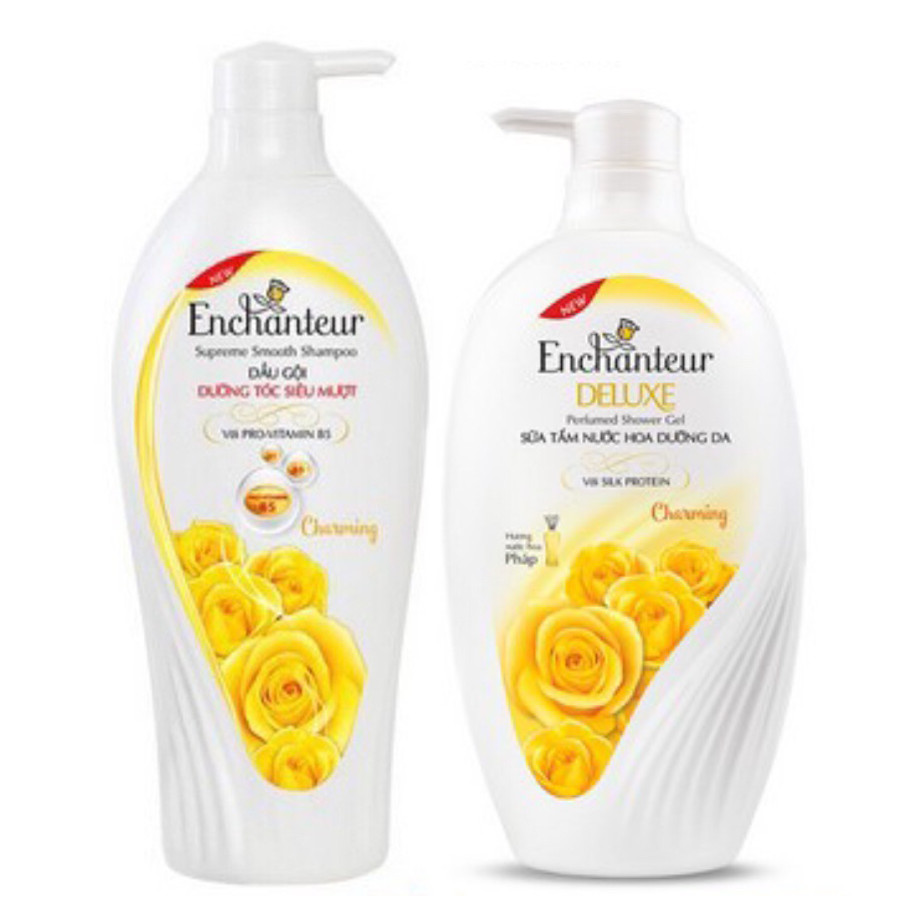 Bộ Dầu gội Enchanteur Charming 650ml và Sữa tắm Enchanteur Charming 650ml