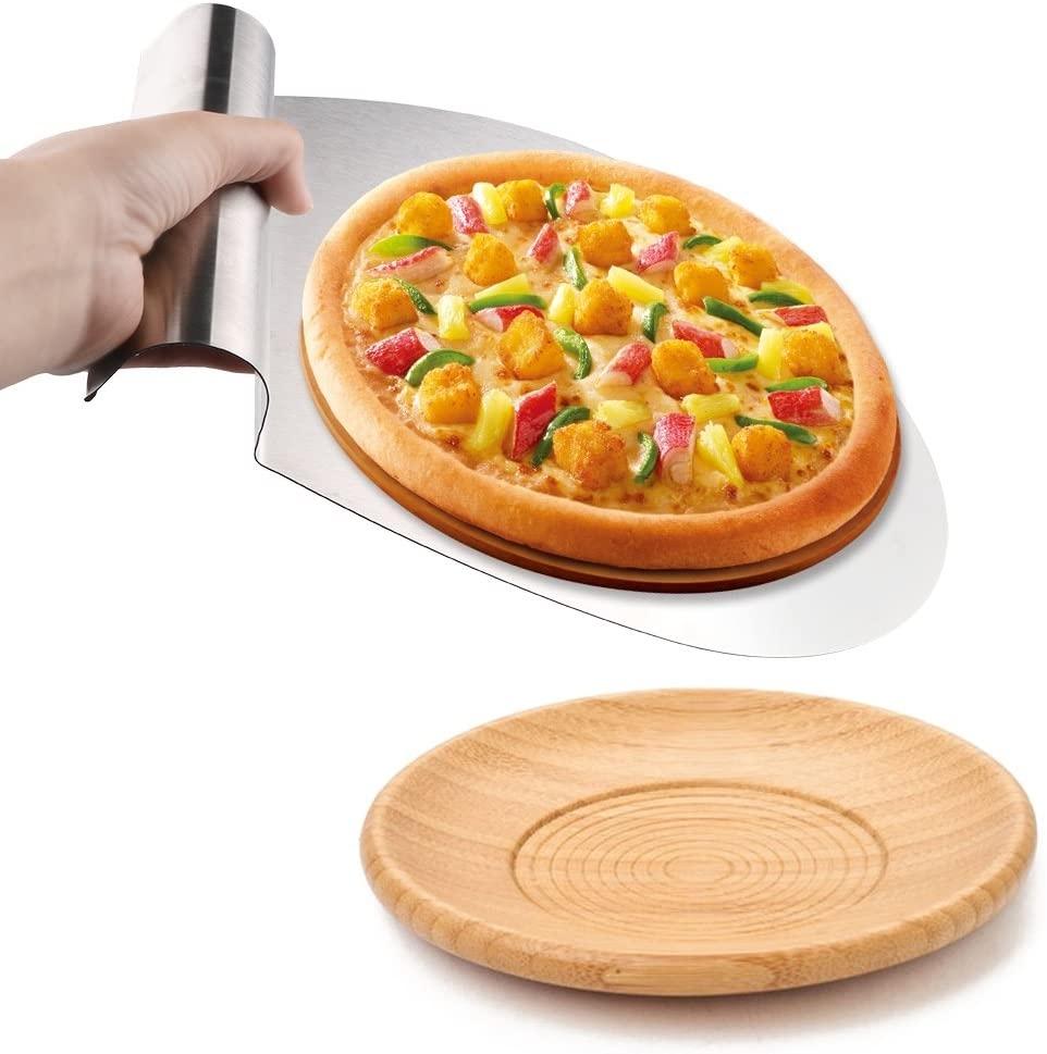 Dụng Cụ Khay Xẻng Nhấc Di Chuyển Bánh ANAEAT Bằng Thép Không Gỉ