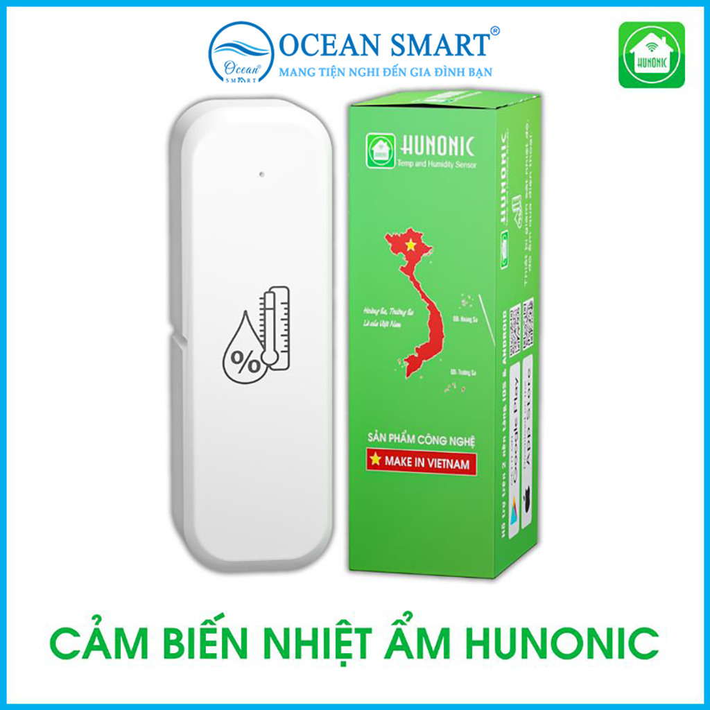 Cảm Biến Nhiệt Ẩm Hunonic, Cảm Biến Điều Khiển Thiết Bị Tự Động - Hàng Chính Hãng