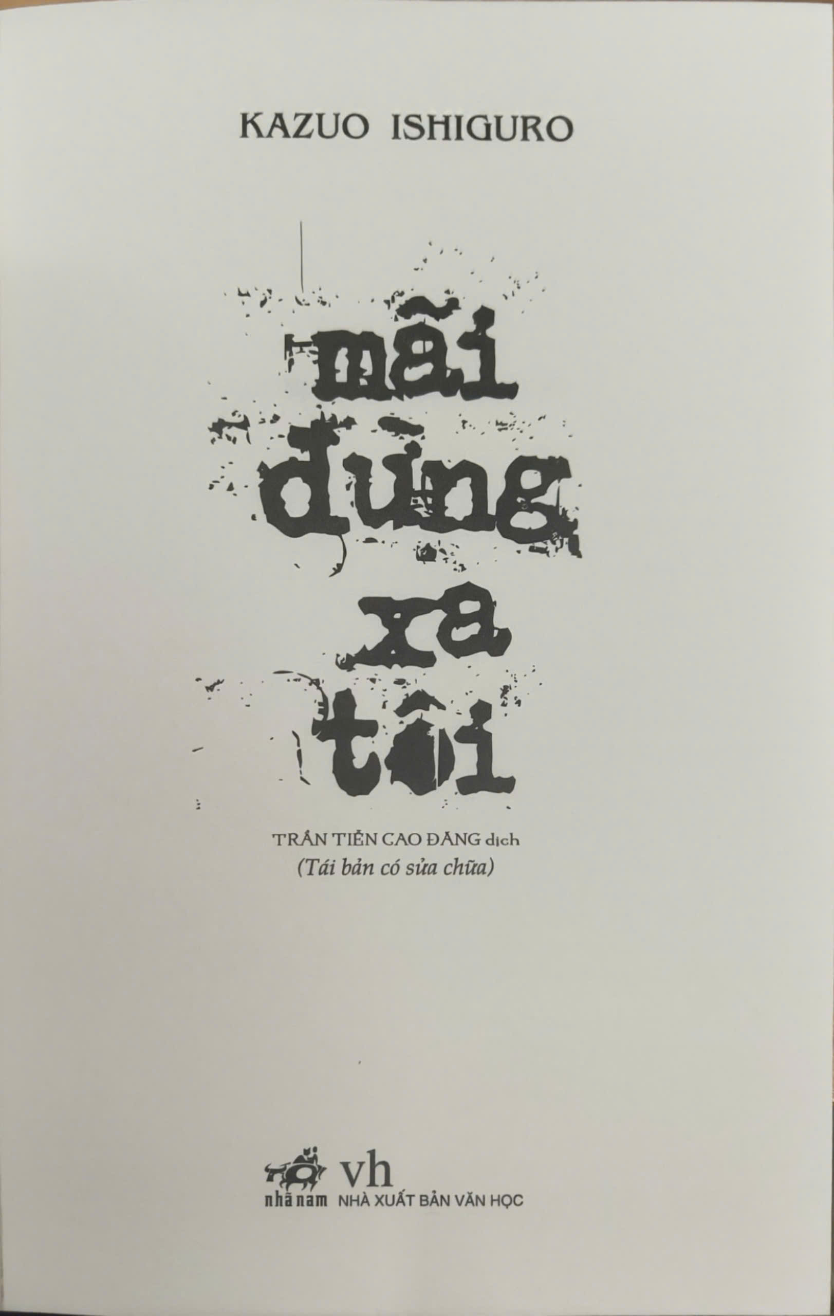 Sách - Mãi đừng xa tôi (Kazuo Ishiguro) (Nhã Nam Official)