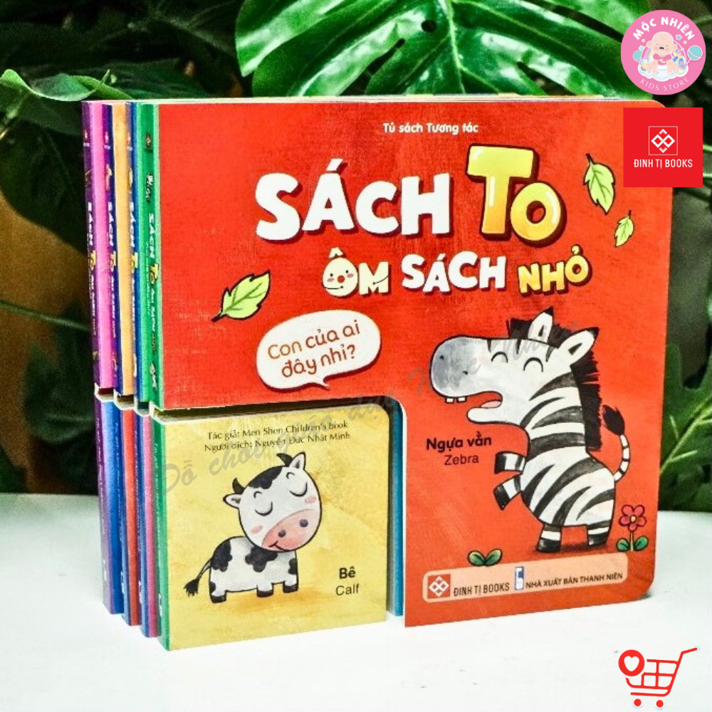 Sách - Bộ sách to ôm sách nhỏ dành cho trẻ 3-6 tuổi - Đinh Tị Books