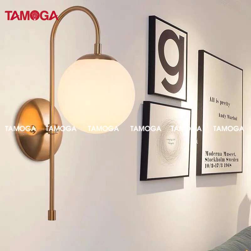 Đèn gắn tường trang trí phòng ngủ quả cầu tròn TAMOGA AZY 1254