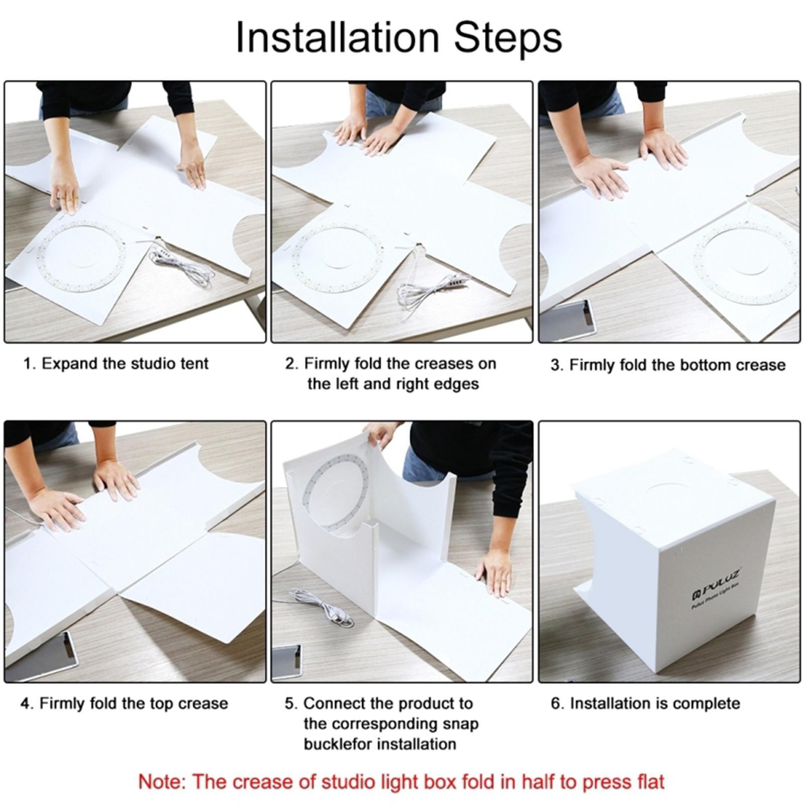 Foldable Portable Mini Photo Light Box Studio Home Photography Lighting Tent Kit