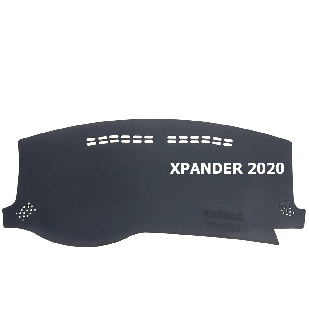 Thảm da Taplo vân Carbon Cao cấp dành cho xe Mitsubishi Xpander 2020 có khắc chữ Mitsubishi Xpander và cắt bằng máy lazer