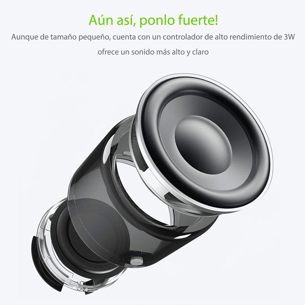 Loa bluetooth mini mới với bộ tản nhiệt bass tùy chỉnh, IPX7 không thấm nước, loa siêu di động, hộp đóng gói Case Case: Gói-1