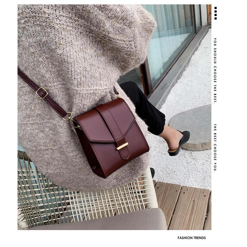 Retro Mini Bag All-Match Crossbody Korean Style High Sense One Shoulder Phone Bag