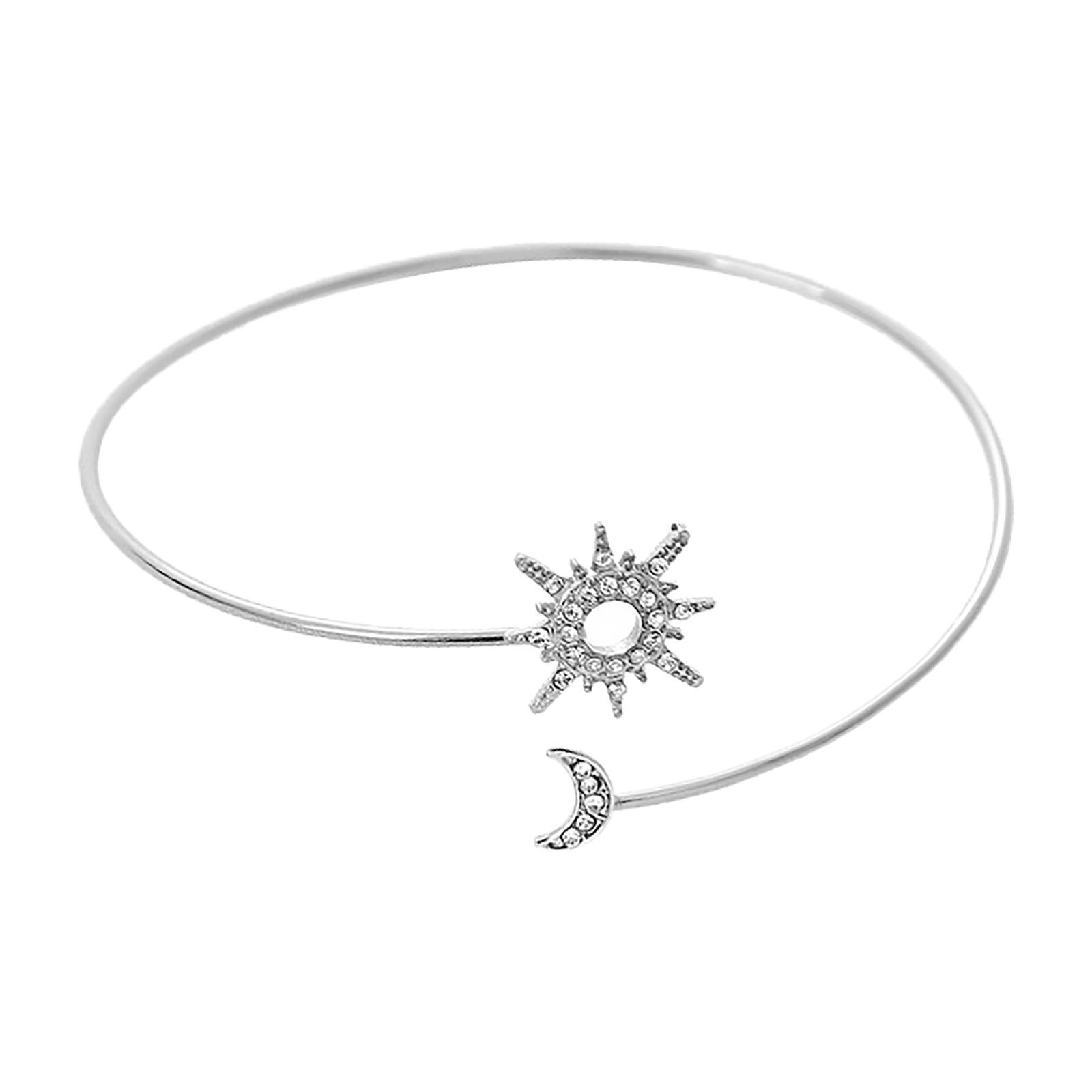Women Upper Arm Band Armlet Multilayer Bangle Bracelet Jewelry Golden
