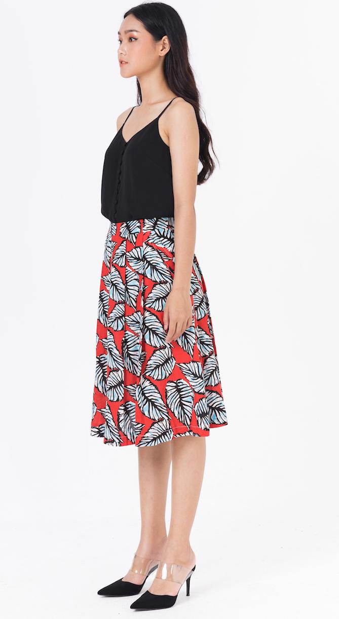 Áo 2 Dây Cúc Bọc Đ De Leah