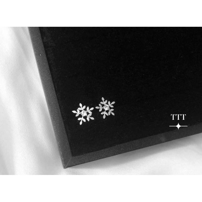 BÔNG TAI HOA TUYẾT BẠC TA