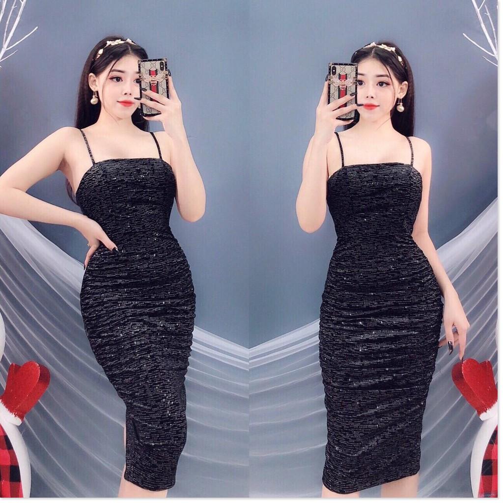 ĐẦM BODY 2 DÂY VÃI NHŨ ĐẸP XUẤT SẮC