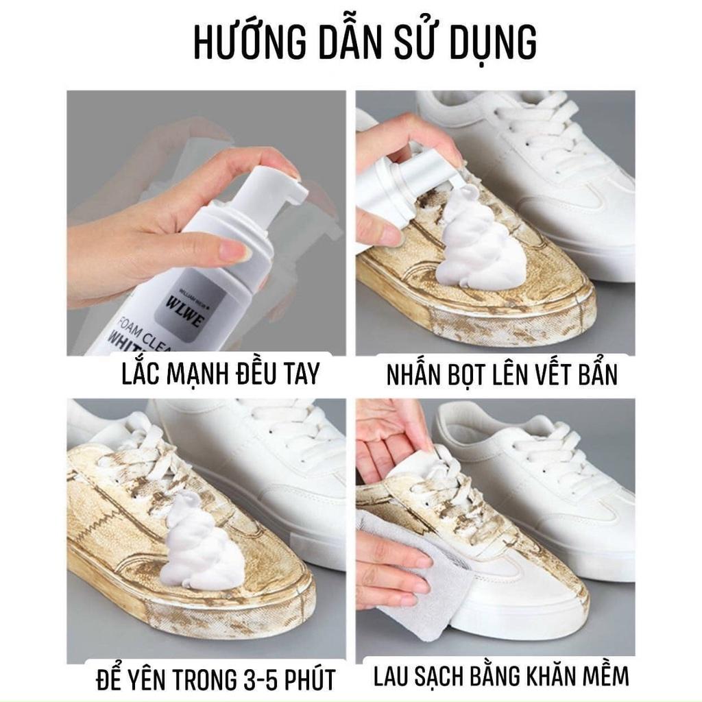 Chai xịt bọt tuyết vệ sinh giày Sneaker đa năng