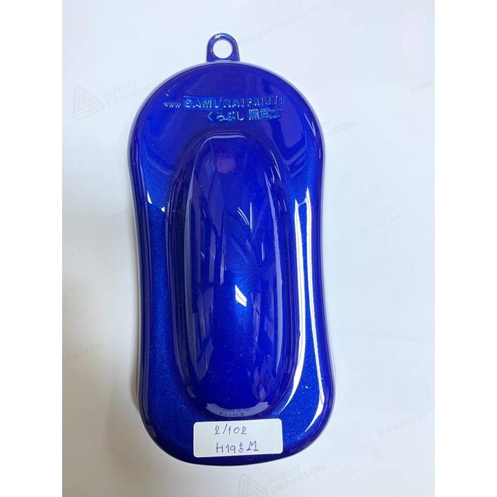 COMBO Sơn Samurai màu xanh dương H195M gồm 4 chai đủ quy trình độ bền cao