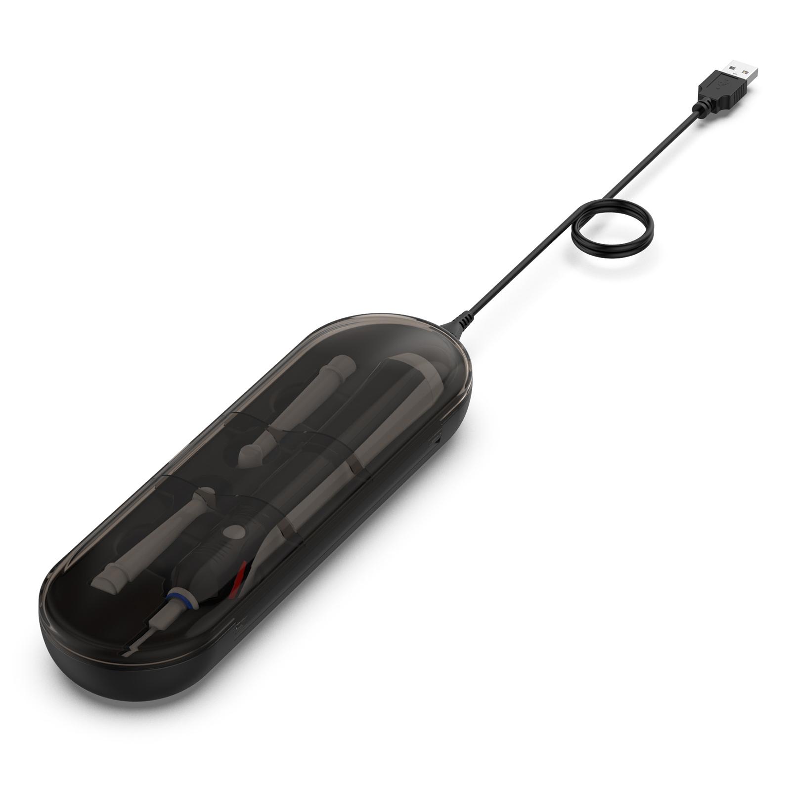Charging The Travel Case for Braun OralB D16 USB Battery Accessory for Electric Toothbrush
