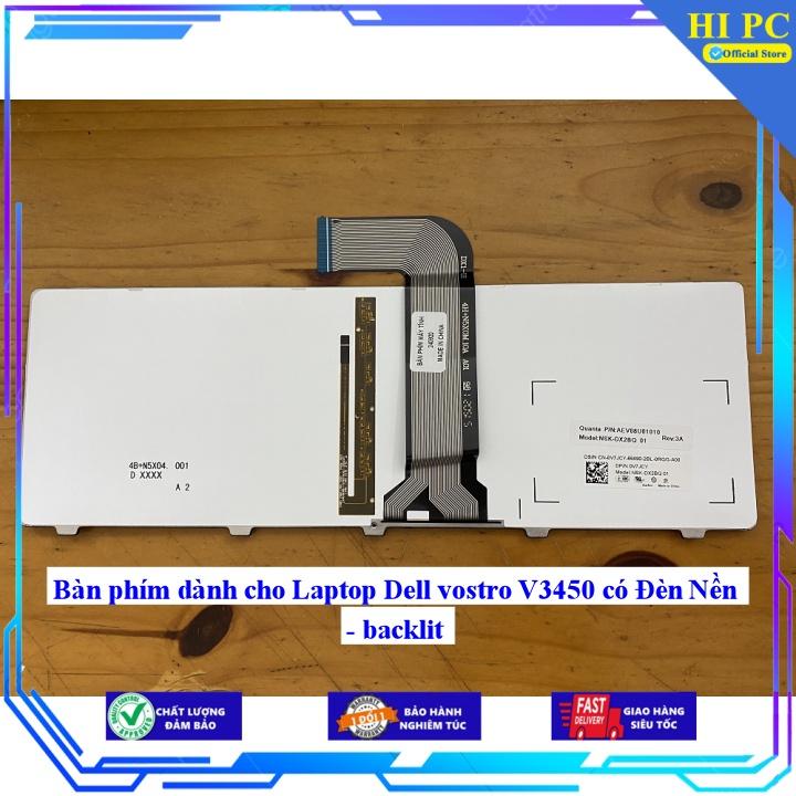 Bàn phím dành cho Laptop Dell vostro V3450 có Đèn Nền - Hàng Nhập Khẩu mới 100%