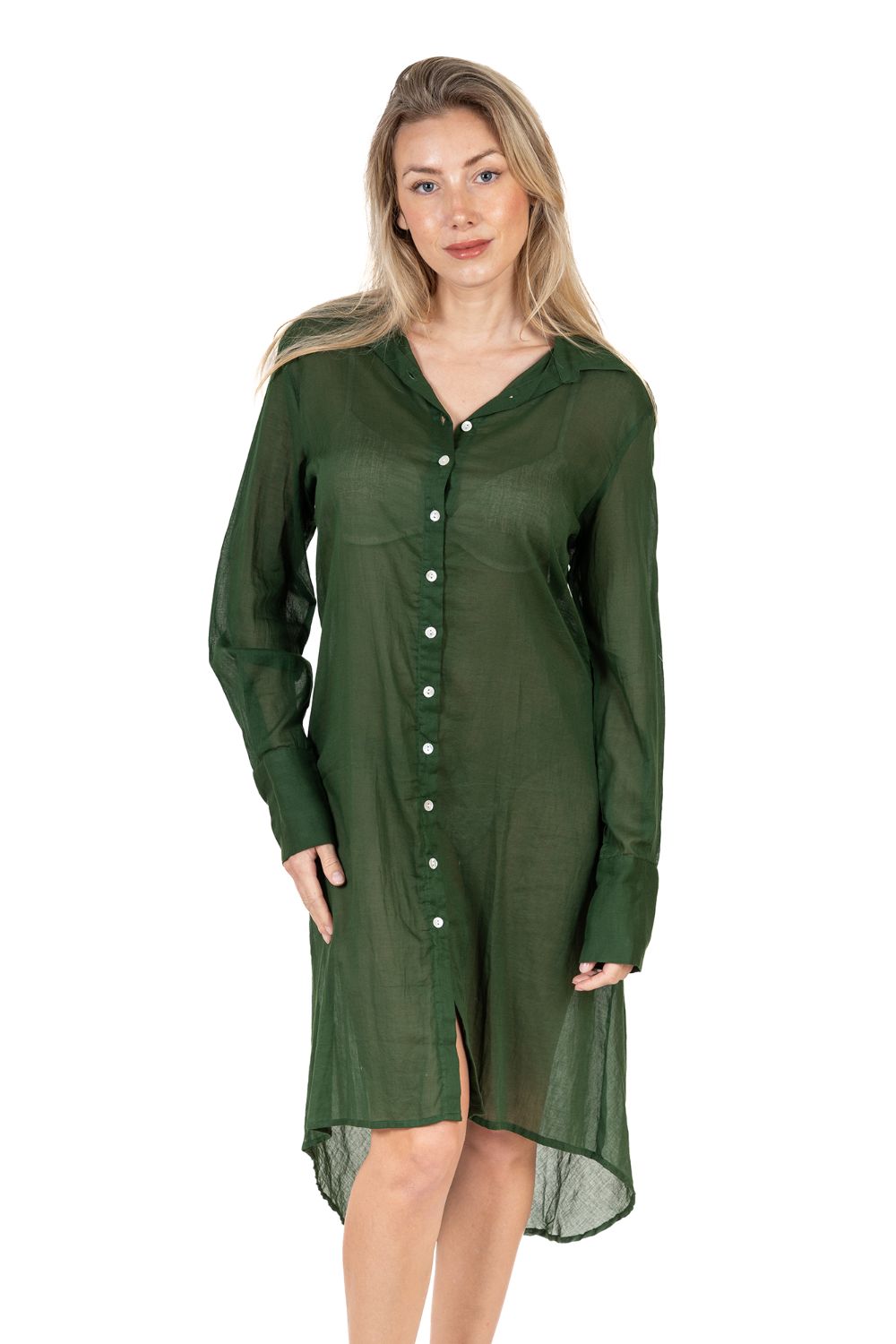 Maxi Sơ Mi Dài Tay Cotton Isla Bonita