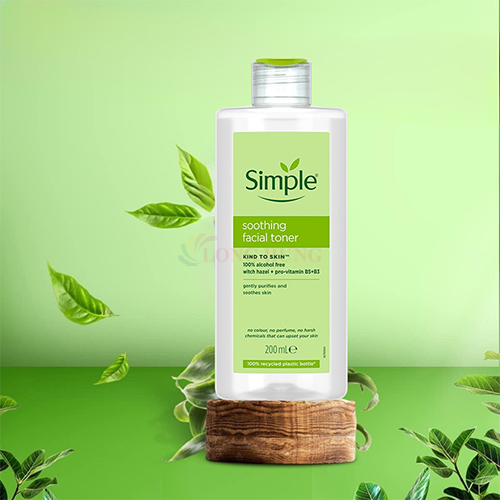 Nước cân bằng da Simple Kind To Skin Soothing Facial Toner giúp làm dịu da (200ml) - Hàng chính hãng