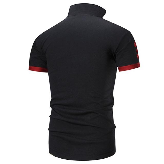 Áo thun nam polo cổ bẻ ngắn tay Tmost 44 có 2 màu đen,trắng vải cotton mềm mát