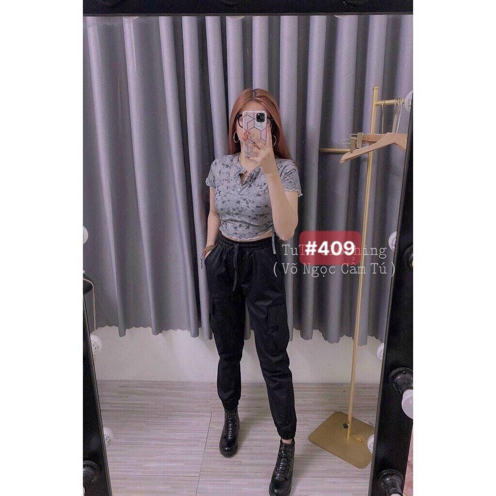 Áo Croptop Bozip Màu Loang