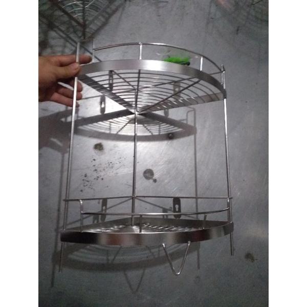 Kệ Góc Đựng Sữa Tắm Dầu Gội Trong Nhà Tắm INOX / Kệ Đựng Gia Vị Trong Nhà Bếp