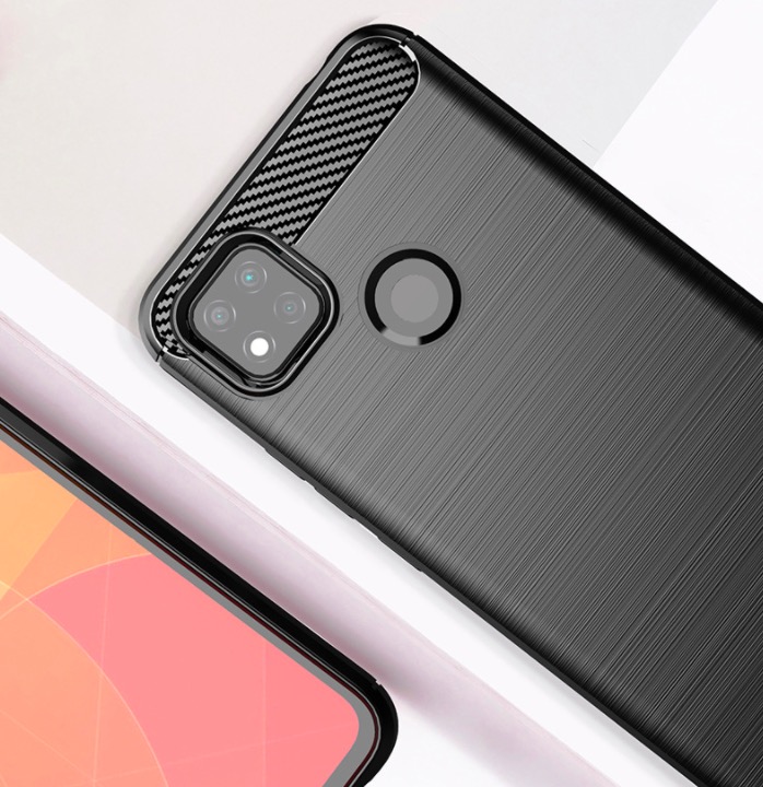 Ốp lưng chống sốc Vân Sợi Carbon cho Xiaomi Redmi 9C