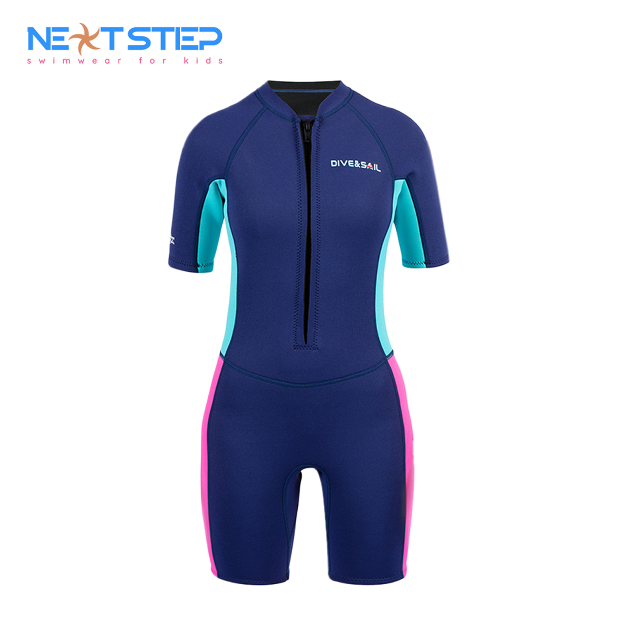 Đồ bơi giữ nhiệt chống nắng UPF50+ chống thấm nước chất liệu cao su Neoprene dày 2.5mm có size cho cả bé gái và bạn nữ từ 27kg đến 55kg