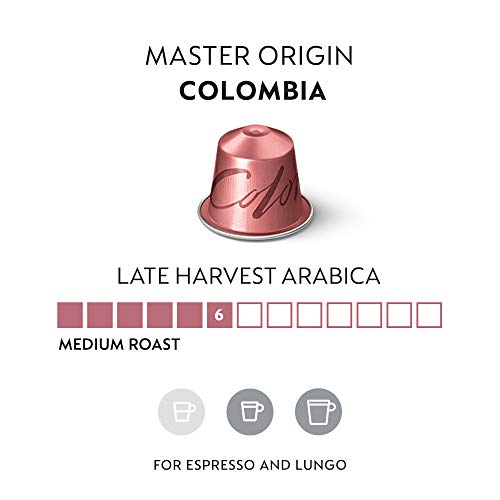 Cà Phê Viên Nén Colombia NESPRESSO Chính Hãng, Độ Mạnh 06, New Date 2021 - Hương trái cây đỏ winey của nho đen và nam việt quất