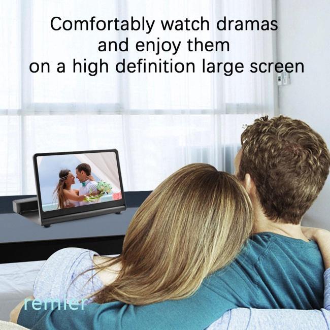Giá Đỡ Khuếch Đại Tín Hiệu Âm Thanh Điện Thoại Di Động F12 Hd Màn Hình Lớn 12 Inch Bluetooth 6d