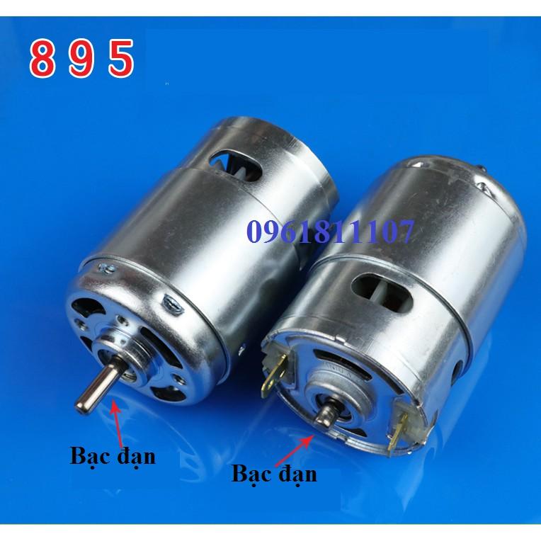 Motor 895 2 bạc đạn 368w 12v cốt 5mm