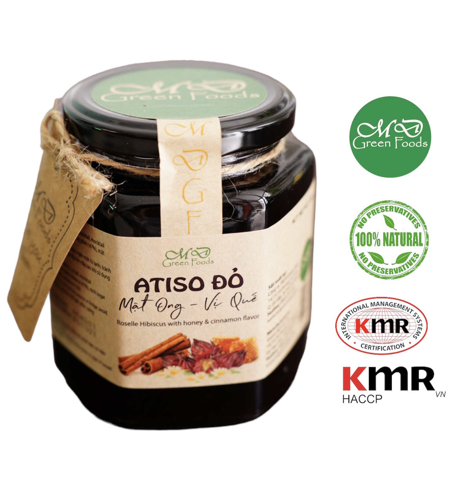 [Combo] Atiso đỏ mật ong đường phèn &amp; Atiso đỏ mật ong vị quế