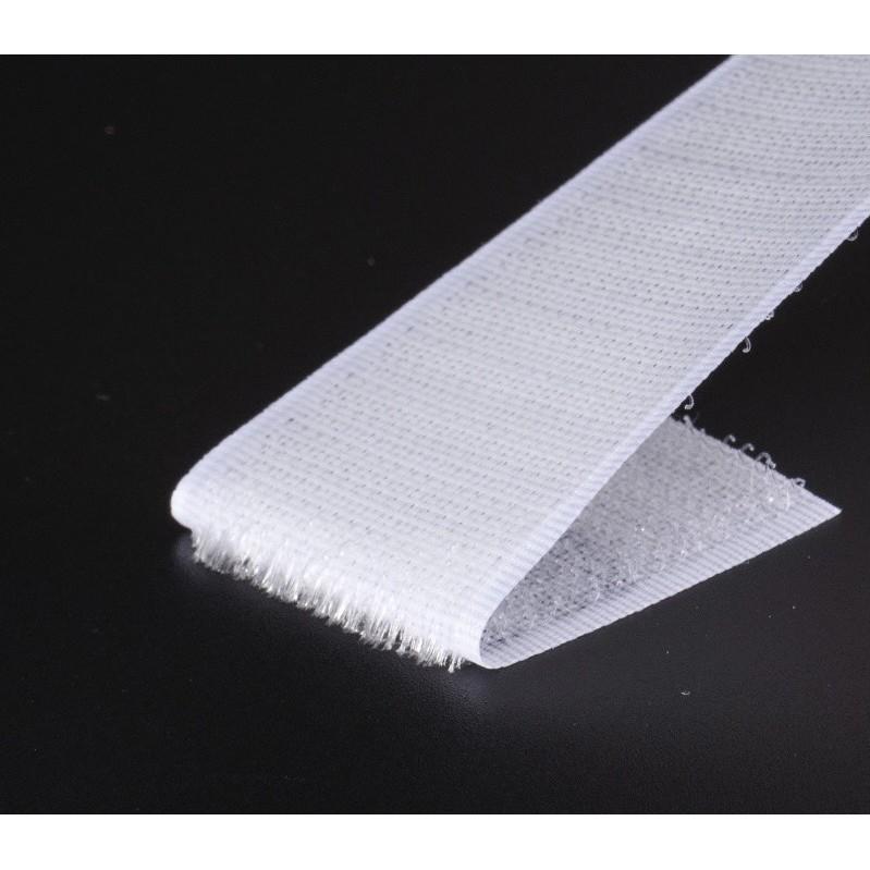 Băng dính Velcro dán tường tiện dụng, size 3cm màu trắng (mét)
