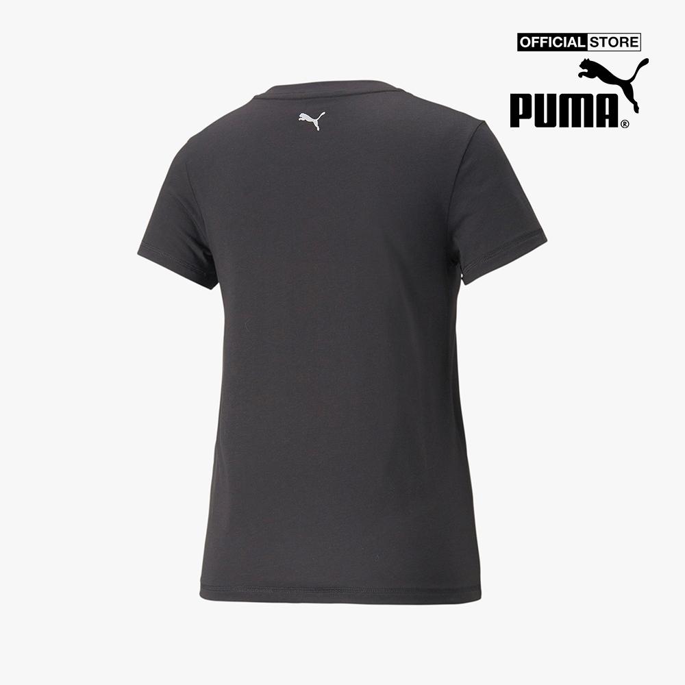 PUMA - Áo thun thể thao nữ tay ngắn Stardust Crystalline Training 521374