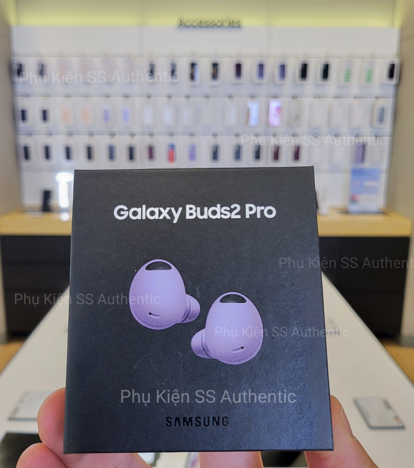 Tai Nghe Bluetooth Samsung Galaxy Buds 2 Pro - Màu Tím - Hàng Chính Hãng