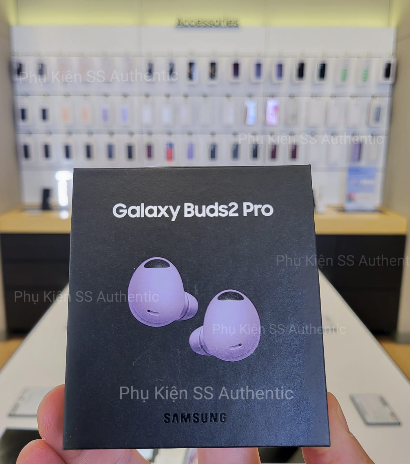 Tai Nghe Bluetooth  Samsung Galaxy Buds 2  Pro  -  Màu Tím - Hàng Chính Hãng