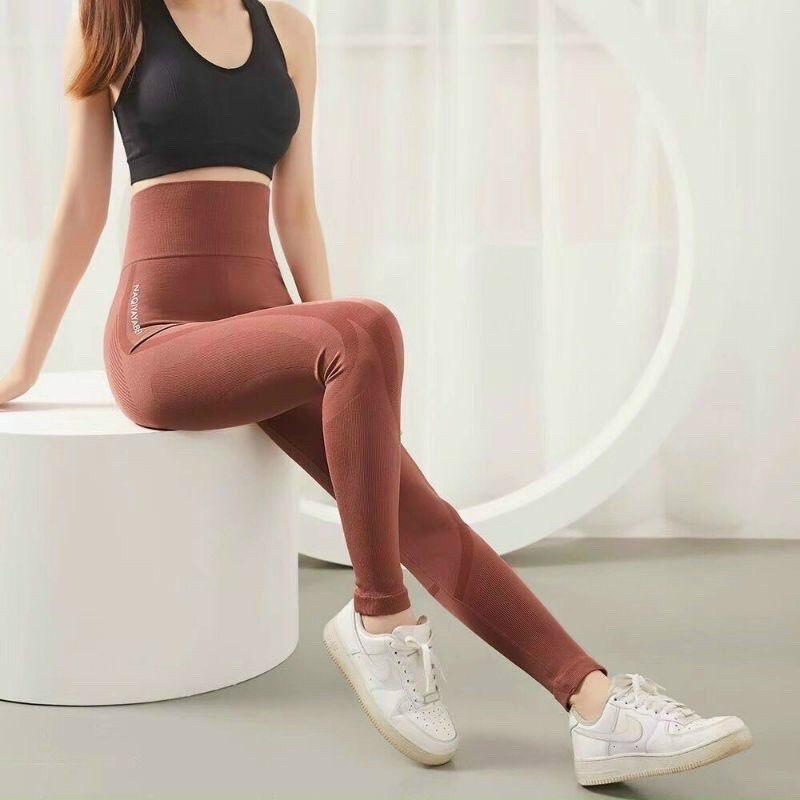 Quần tập legging cạp cao gen bụng Naqui