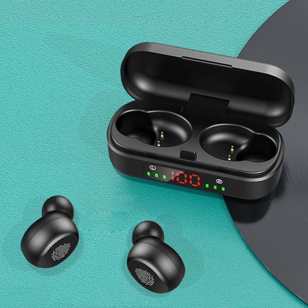 Bluetooth 5.0 Headset Wireless Earphones Twins 8D Stereo Headphone