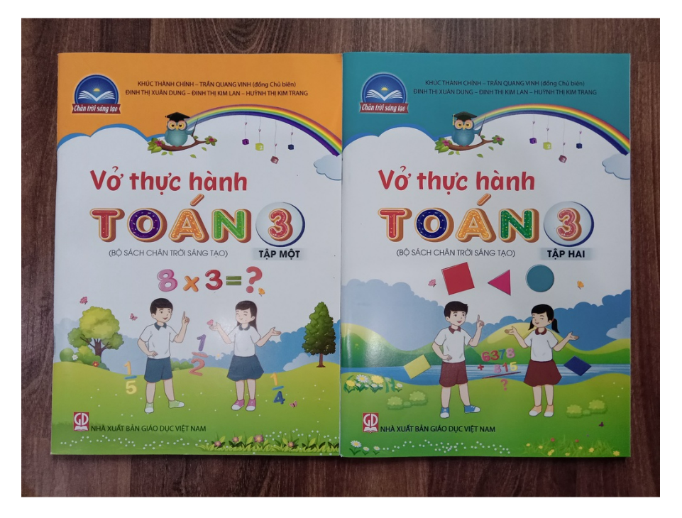 Sách - Combo Vở thực hành Toán 3 - Tập 1 + 2