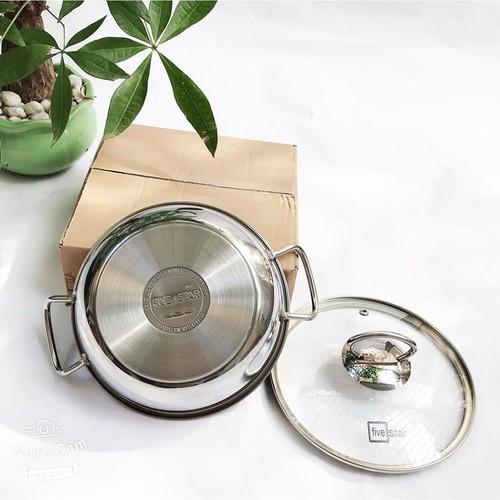 Nồi kho thịt cá 18cm, 20cm 3 đáy từ chống dính
