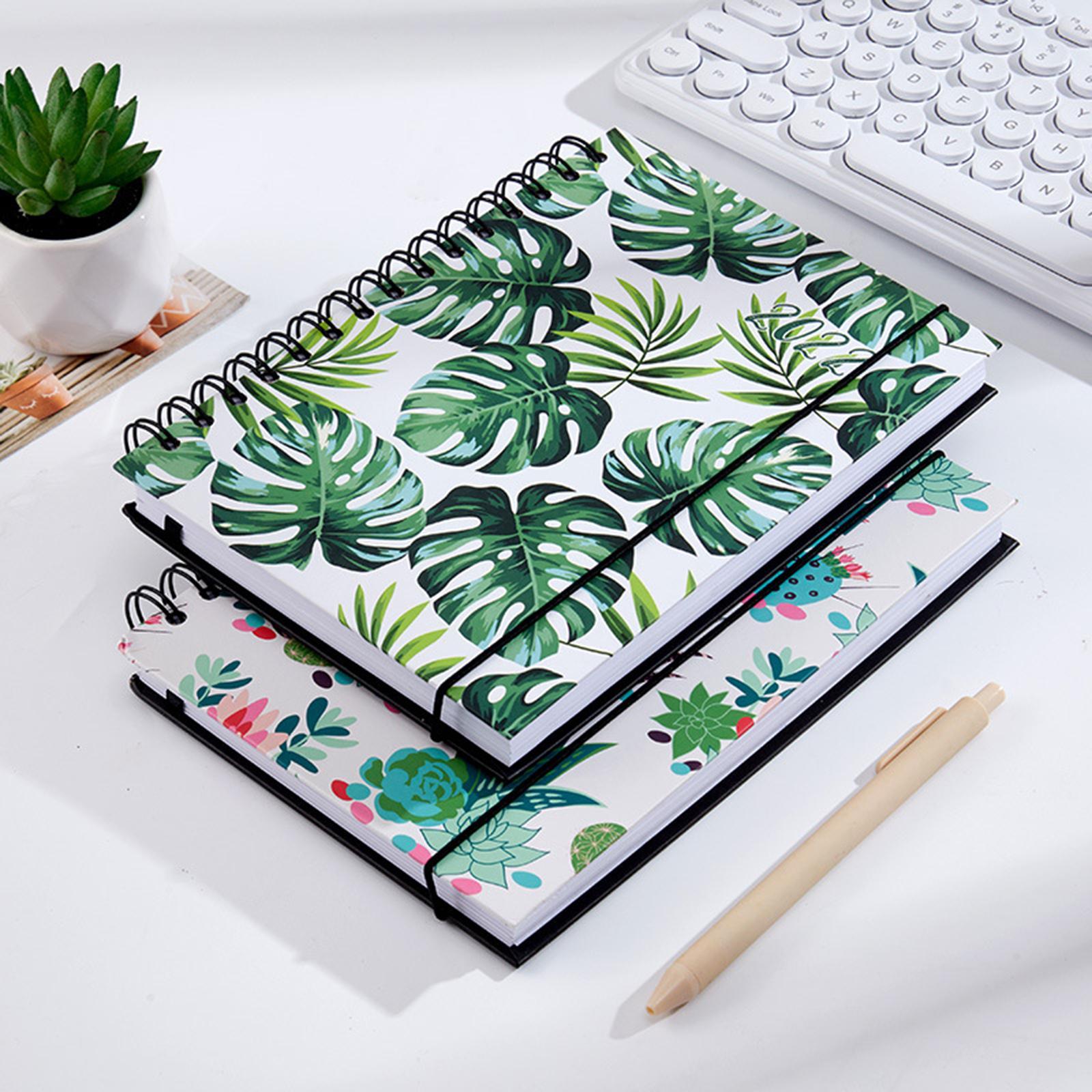 2022 Notebook A5 Notepad Writing Pads Daily Monthly Yearly Agenda Diary for School Supplies