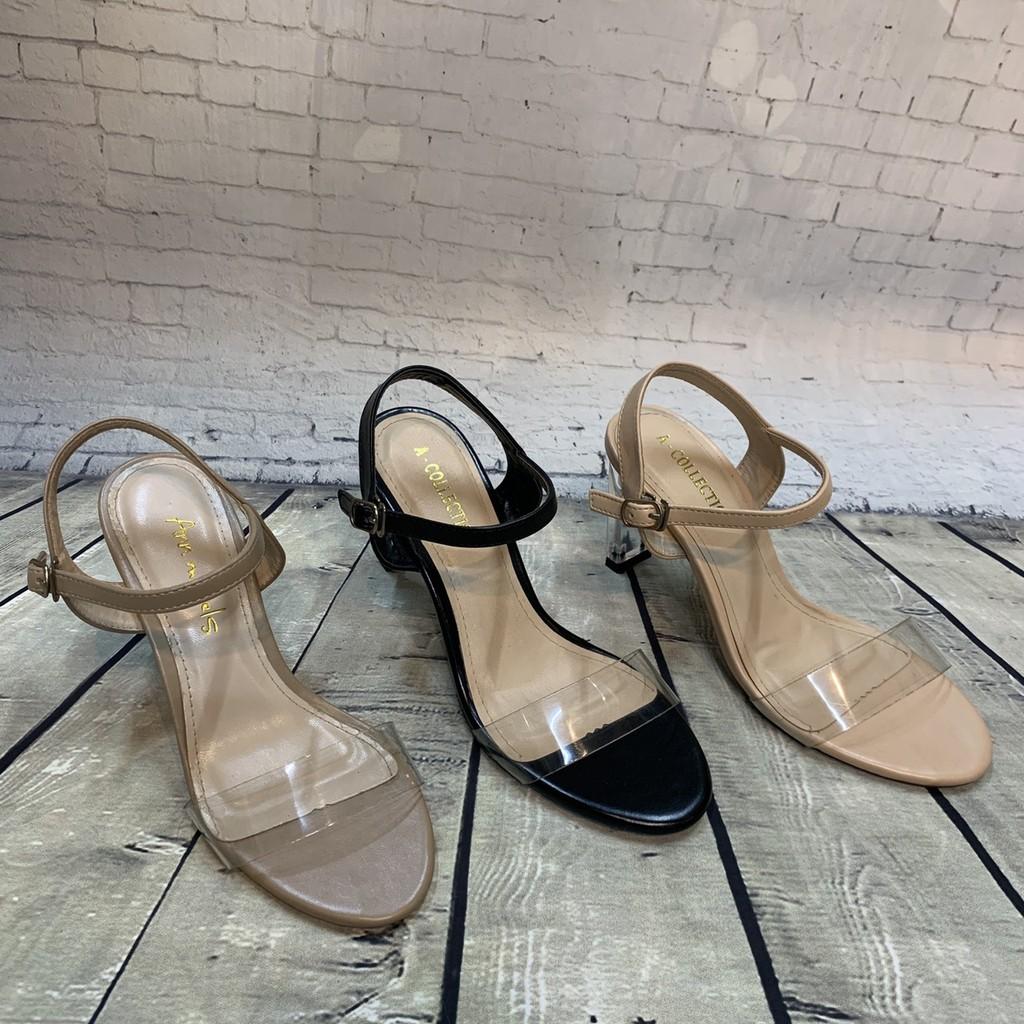 Sandal nữ, dép nữ thời trang cao gót công sở cao cấp quai trong đế trong 2613
