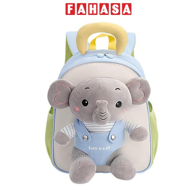 Ba Lô Mầm Non Voi Con - Sun Eight 22316 - Màu Xanh Da Trời